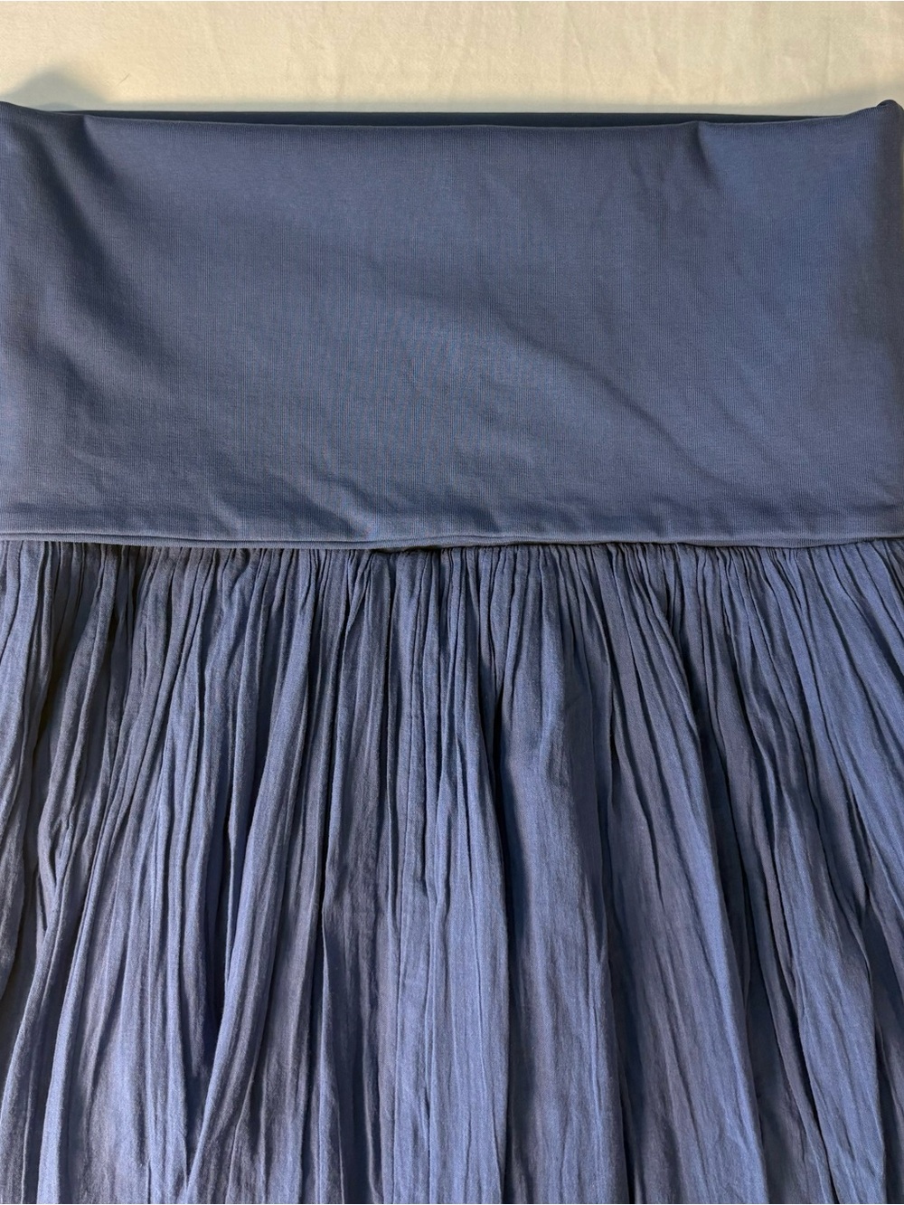 Aerie At The Barre Convertible Maxi Skirt Strapless Dress Blue M - Picture 4 of 7